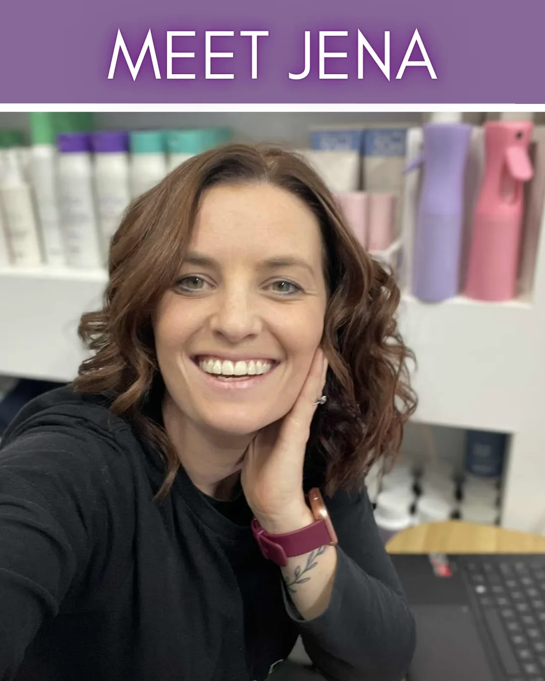 Jena, owner and hairdresser at Hair Pinns Bangor
